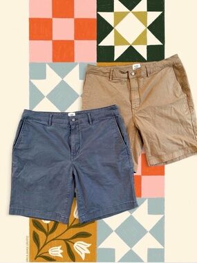FLint and Tinder 365 Chino Short - 9" Men's — Navy and Khaki